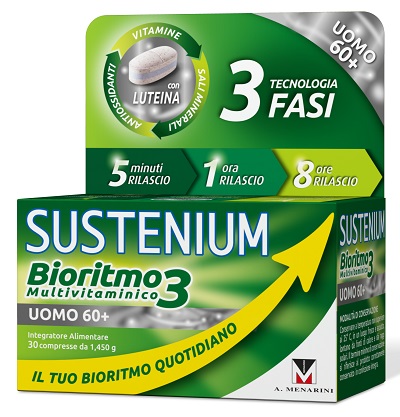 SUSTENIUM BIORITMO3 UOMO 60+ 30 COMPRESSE - Doctor Vinz