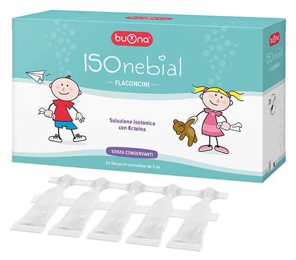 ISONEBIAL SOLUZIONE ISOTONICA 0,9% CON AGGIUNTA DI ECTOINA 20 FLACONCINI MONODOSE 5 ML - Doctor Vinz