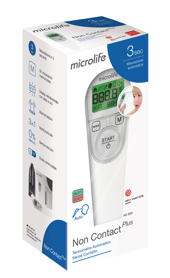 TERMOMETRO FRONTALE MICROLIFE NO CONTACT PLUS NC200 - Doctor Vinz