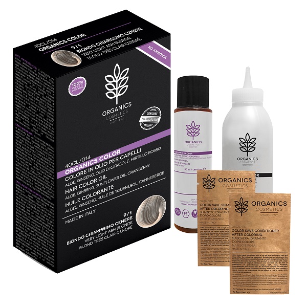 ORGANICS PHARM ORGANICS COLOR 9/1 BIONDO CHIARISSIMO CENERE - Doctor Vinz