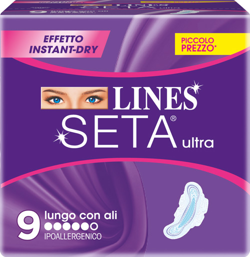 LINES SETA ULTRA ASSORBENTI LUNGHI 9 PEZZI - Doctor Vinz