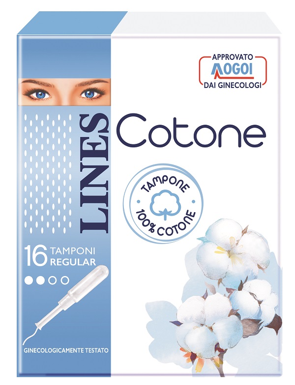LINES COTONE TAMPONE REGULAR 16 PEZZI - Doctor Vinz
