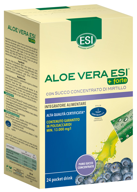 ESI ALOE VERA SUCCO + FORTE MIRTILLO 24 POCKET DRINK - Doctor Vinz