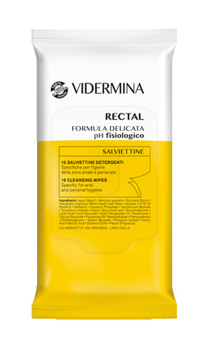 VIDERMINA RECTAL SALVIETTINE 15 PEZZI - Doctor Vinz