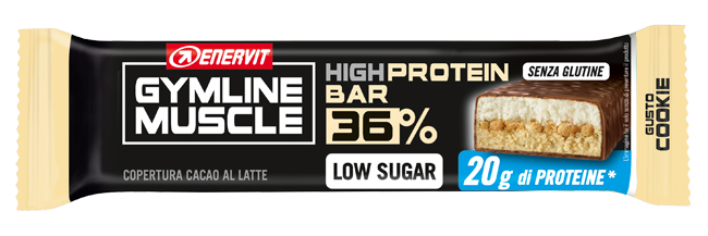 GYMLINE 20 G PROTEINBAR COOKIE 55 G - Doctor Vinz