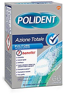 POLIDENT AZIONE TOTALE 66 COMPRESSE PULITORE PER PROTESI QUOTIDIANO - Doctor Vinz