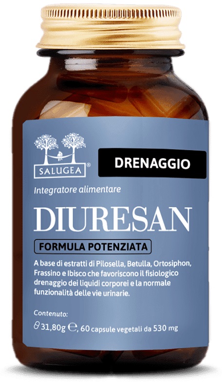 SALUGEA DIURESAN FORMULA POTENZIATA 60 CAPSULE - Doctor Vinz