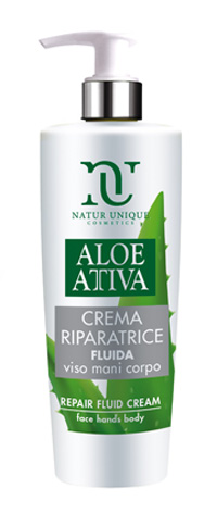 ALOE ATTIVA CREMA FLUIDA RIPARATRICE 190 ML NATUR UNIQUE - Doctor Vinz