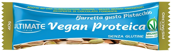 ULTIMATE BARRETTA VEGAN PROTEICA PISTACCHIO 40 G - Doctor Vinz
