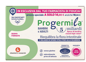 PROGERMILA 5 MILIARDI ADULTI BAMBINI 24 CAPSULE APRIBILI EASYCAP - Doctor Vinz