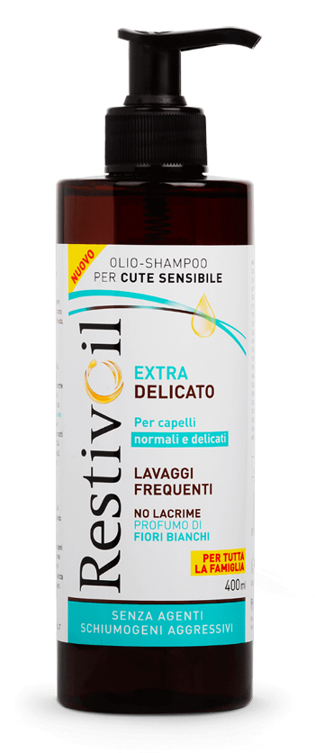 RESTIVOIL EXTRA DELICATO OLIO SHAMPOO PER CUTE SENSIBILE 400 ML - Doctor Vinz