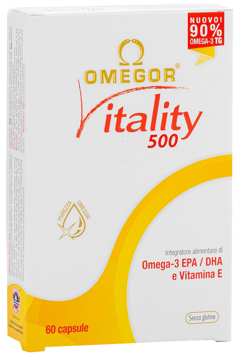 OMEGOR VITALITY 500 60 CAPSULE - Doctor Vinz