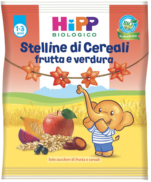 HIPP BIO STELLINE FRUTTA VERDURA 30 G - Doctor Vinz