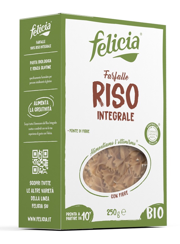 FELICIA FARFALLE RISO INTEGRALE 250 G - Doctor Vinz