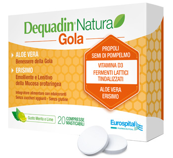 DEQUADIN NATURA GOLA 20 COMPRESSE - Doctor Vinz
