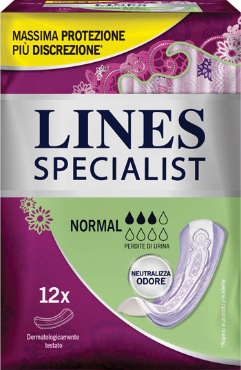 LINES SPECIALIST PANNOLONE NORMAL FARMA 12 PEZZI - Doctor Vinz