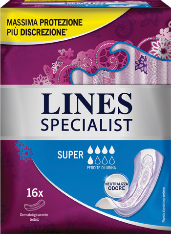 LINES SPECIALIST PANNOLONE SUPER FARMA 16 PEZZI - Doctor Vinz