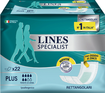 LINES SPECIALIST PANNOLONE RETTANGOLARE 22 PEZZI - Doctor Vinz