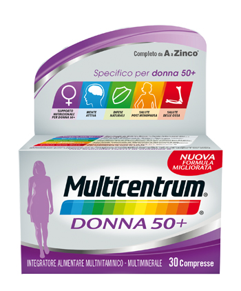 MULTICENTRUM DONNA 50+ 60 COMPRESSE - Doctor Vinz