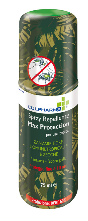 COLPHARMA SPRAY REPELLENTE MAX PROTECTION DEET 50 75 ML - Doctor Vinz
