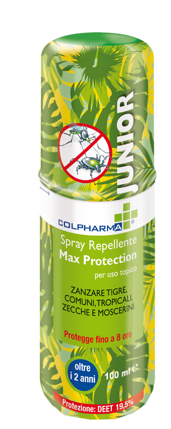 COLPHARMA SPRAY REPELLENTE MAX PROTECTIO JUNIOR DEET 19,50 100 ML - Doctor Vinz