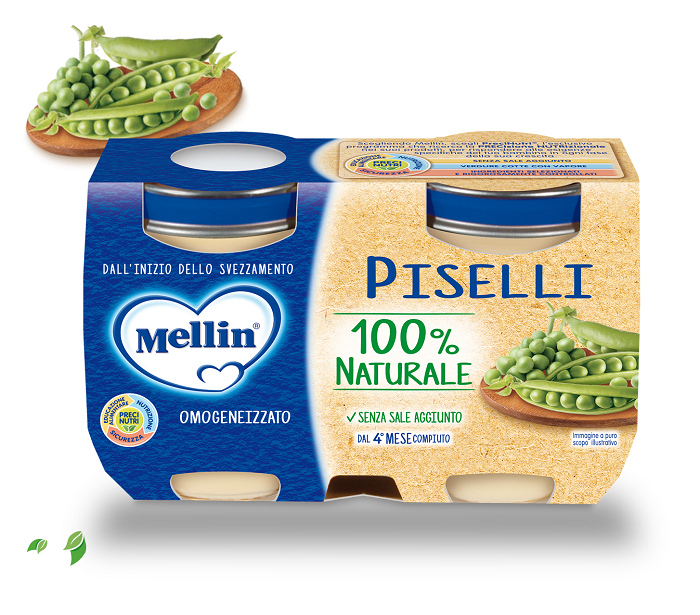 OMOGENEIZZATO PISELLI 2 X 125 G - Doctor Vinz