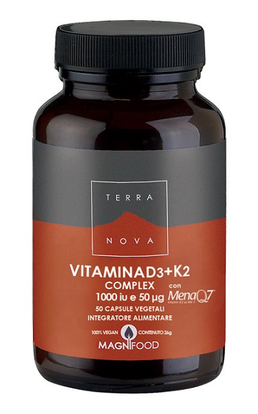 TERRANOVA VITAMINA D3 + K2 50 CAPSULE - Doctor Vinz
