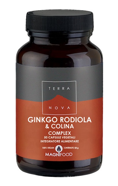TERRANOVA GINKGO/RODIOLA/COLINA COMPLEX 50 CAPSULE - Doctor Vinz
