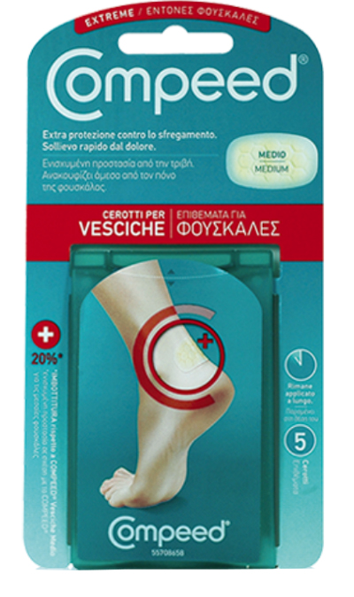 COMPEED CEROTTO PER VESCICHE TALLONE SPORT 5 PEZZI - Doctor Vinz