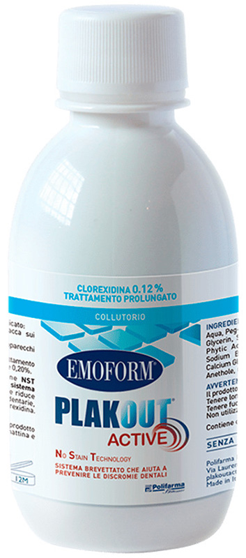 EMOFORM PLAKOUT ACTIVE 0,12 + DENTIFRICIO VENDITA - Doctor Vinz