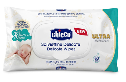 CHICCO COSMETICO SALVIETTE 60 PEZZI NO PROFUNO - Doctor Vinz