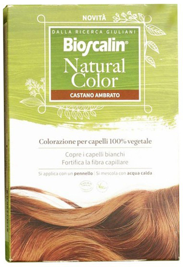 BIOSCALIN NATURAL COLOR CASTANO AMBRATO 70 G - Doctor Vinz