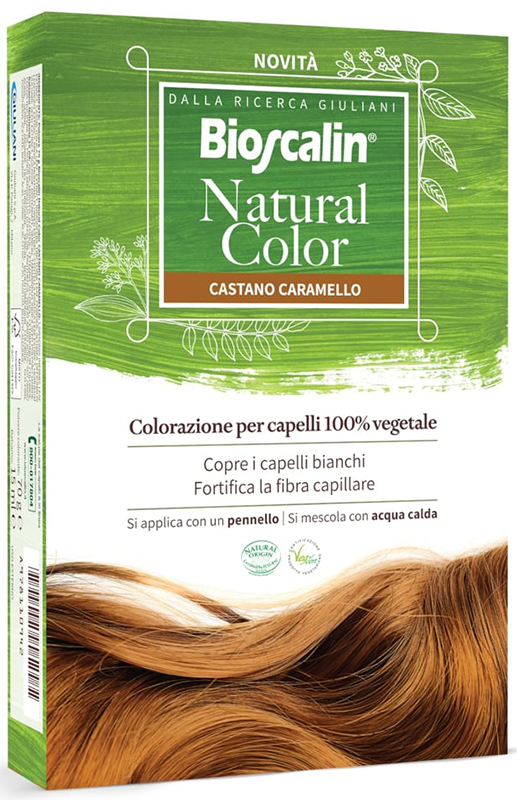 BIOSCALIN NATURAL COLOR CASTANO CARAMELLO 70 G - Doctor Vinz