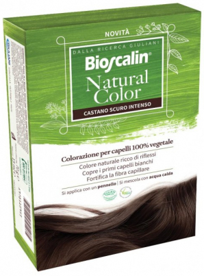 BIOSCALIN NATURAL COLOR CASTANO SCURO INTENSO 70 G - Doctor Vinz