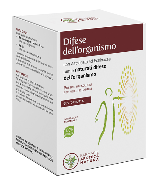 DIFESE DELL'ORGANISMO GUSTO FRUTTA 20 BUSTINE OROSOLUBILI X 2,5 G - Doctor Vinz