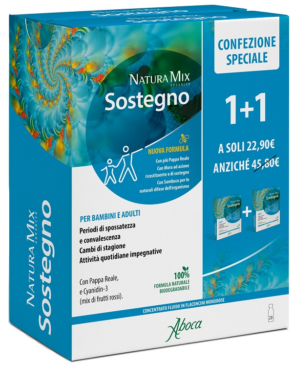 NATURA MIX ADVANCED SOSTEGNO 10 FLACONCINI + 10 FLACONCINI CONFEZIONE SPECIALE - Doctor Vinz