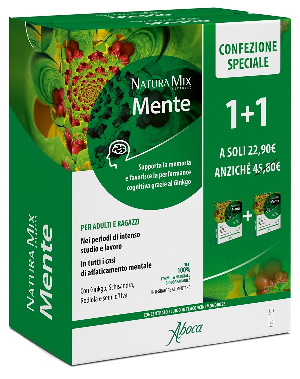 NATURA MIX ADVANCED MENTE 10 FLACONCINI + 10 FLACONCINI 300 ML CONFEZIONE SPECIALE - Doctor Vinz