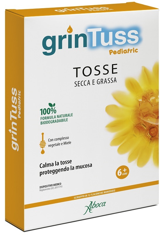 GRINTUSS PEDIATRIC SCIROPPO 12 FLACONCINI - Doctor Vinz