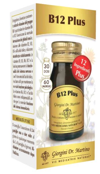 B12 PLUS 60 PASTIGLIE - Doctor Vinz