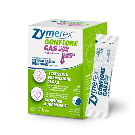 ZYMEREX GAS DOPPIA AZIONE CON S+E COMPLEX 20 BUSTINE MONODOSE DA 2 G - Doctor Vinz