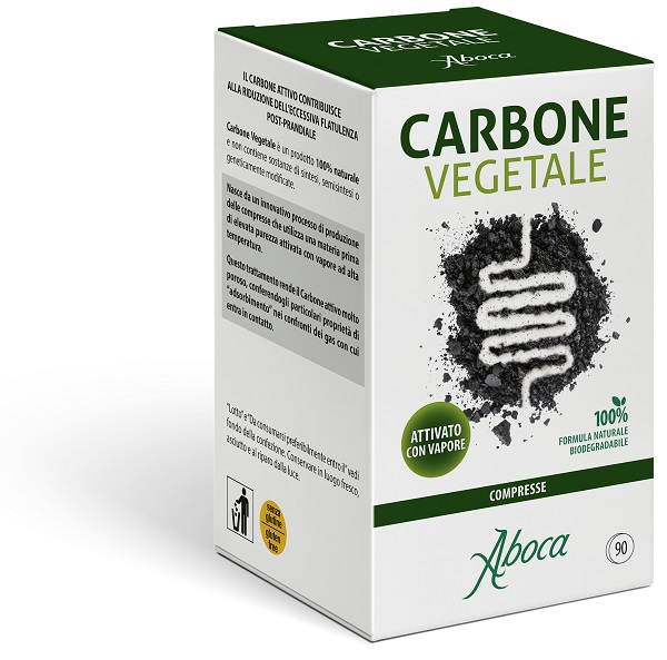 CARBONE VEGETALE 90 COMPRESSE - Doctor Vinz