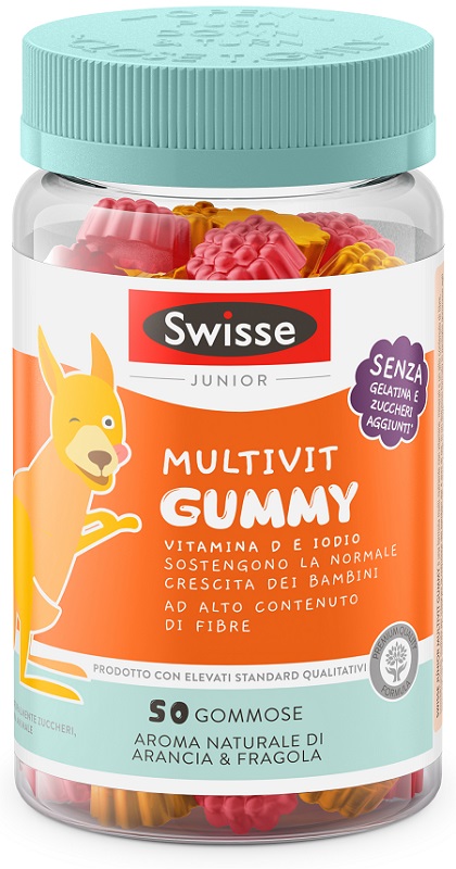 SWISSE JUNIOR MULTIVIT GUMMY 50 PASTIGLIE GOMMOSE - Doctor Vinz
