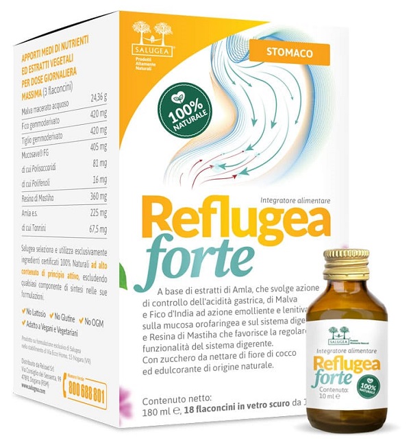 SALUGEA REFLUGEA FORTE 18 FLACONCINI DA 10 ML - Doctor Vinz