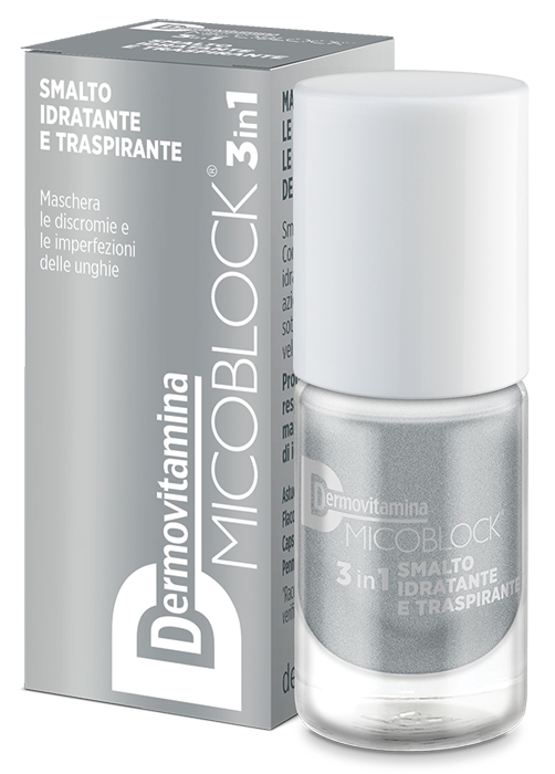 DERMOVITAMINA MICOBLOCK 3IN1 SMALTO IDRATANTE TRASPIRANTE ARGENTO 5 ML - Doctor Vinz