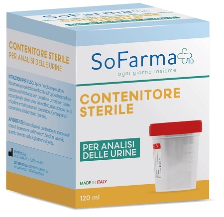 CONTENITORE URINA IN POLIPROPILENE DA 120 ML SOFARMAPIU' - Doctor Vinz