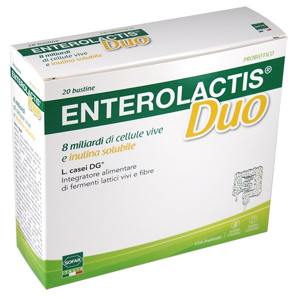 ENTEROLACTIS DUO POLVERE 20 BUSTINE - Doctor Vinz