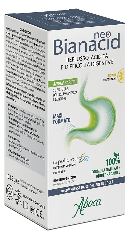 NEOBIANACID 70 COMPRESSE LIMONE - Doctor Vinz
