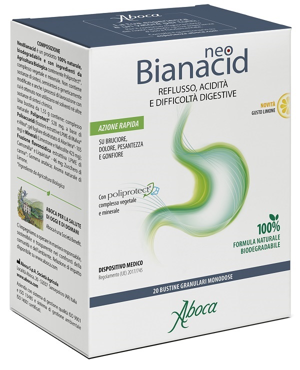 NEOBIANACID 20 BUSTINE LIMONE - Doctor Vinz